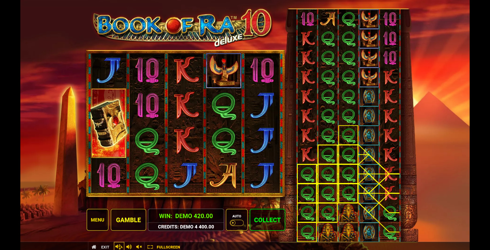 Book of Ra Deluxe 10 slot