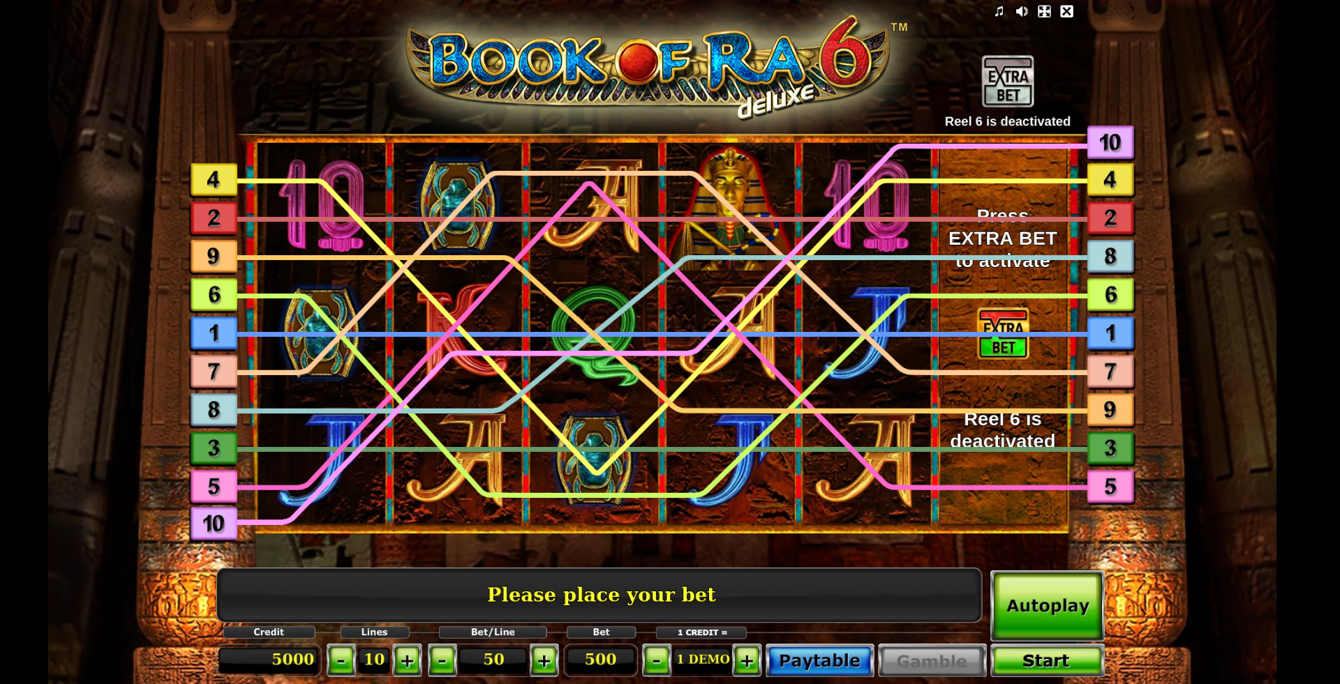 Book of Ra Deluxe 6 slot