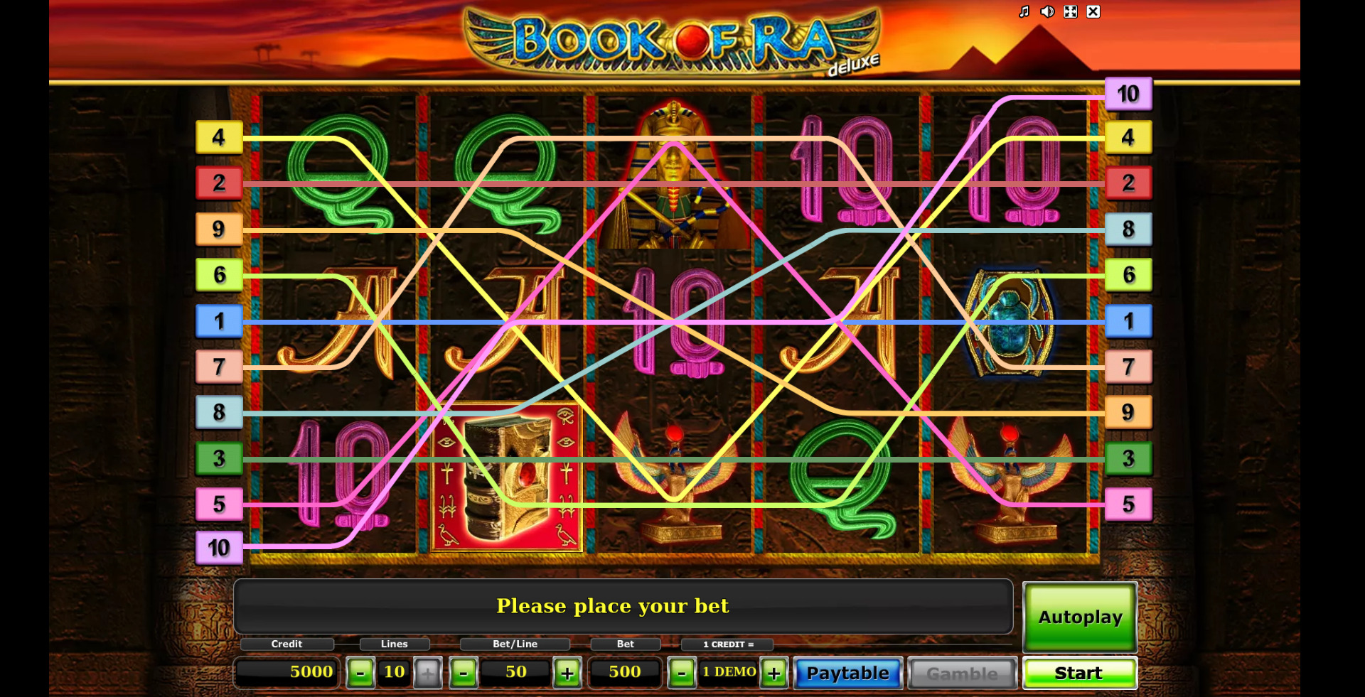 Book of Ra Deluxe slot